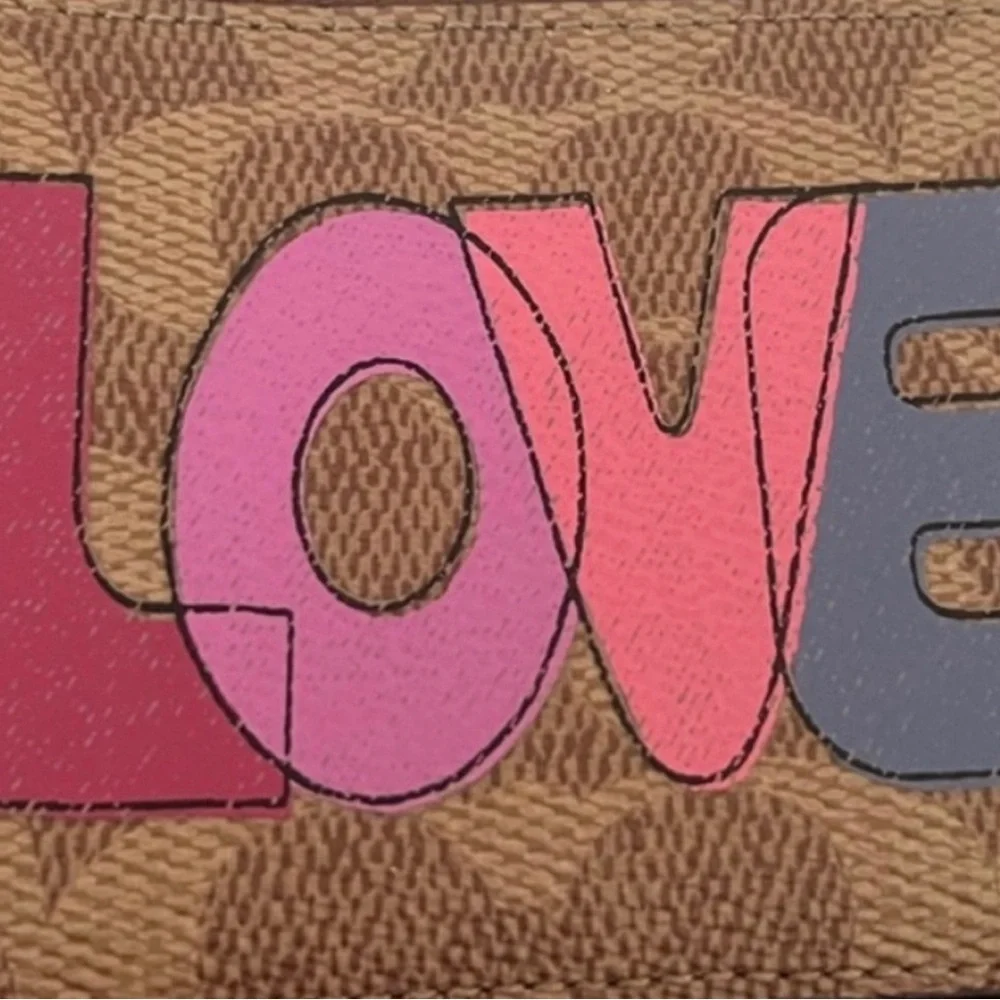 COACH LOVE key Card Case